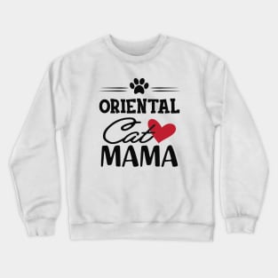 Oriental Cat Mama Crewneck Sweatshirt